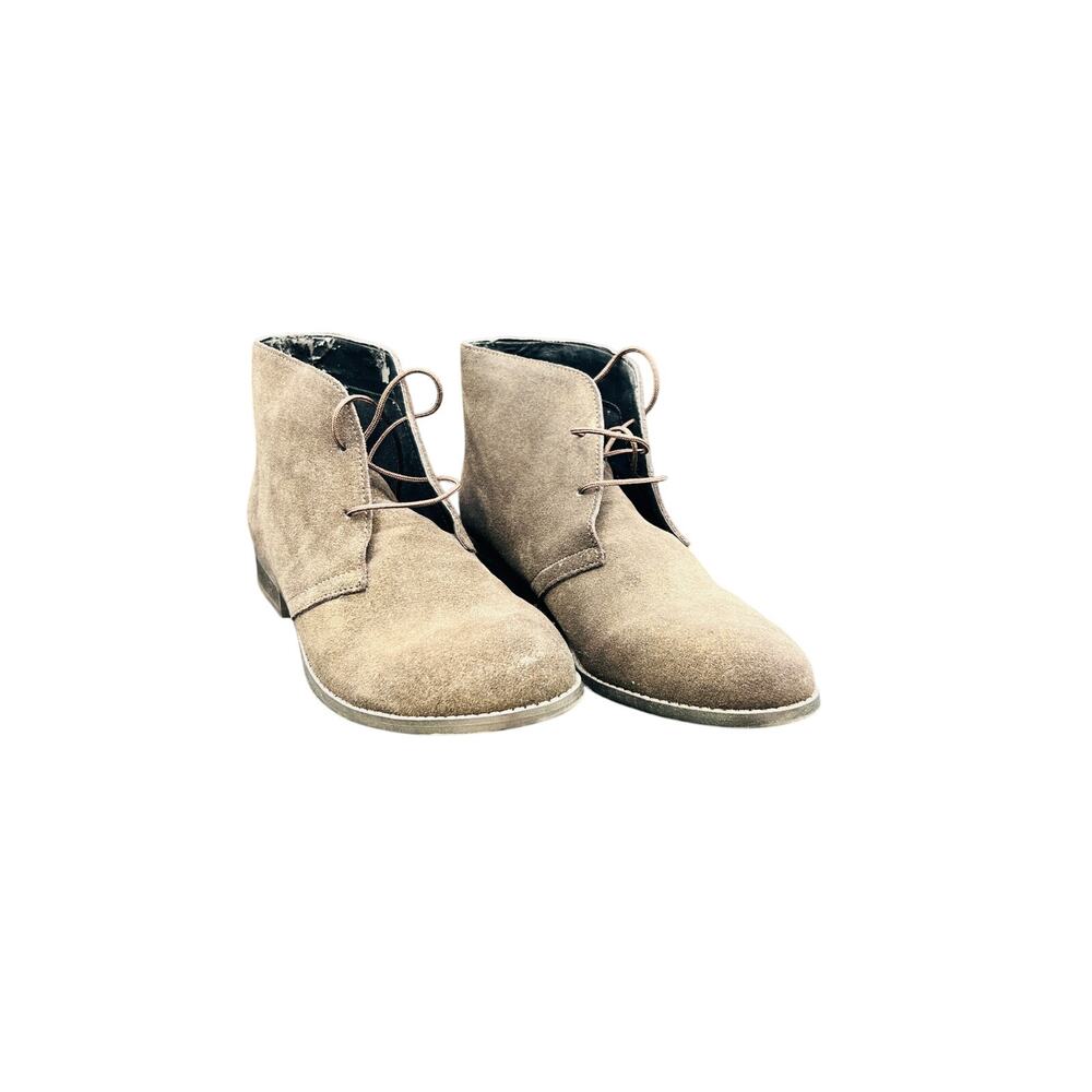 🤎 Dolce Vita Brown Suede Boots W8.5 – Chic Vintage Western Ankle Booties - Picture 5 of 7